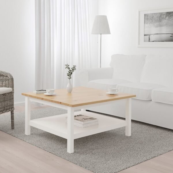 hemnes-coffee-table-white-stain-light-brown__0835683_pe671195_s5.jpg Coffee table white stainlight brown 90x90 cm