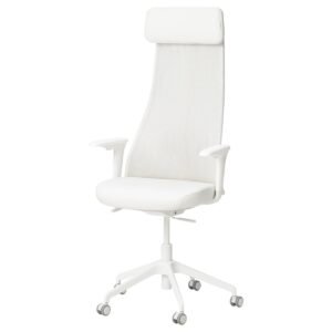 Office chair with armrests white