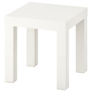 Side table white 35x35 cm