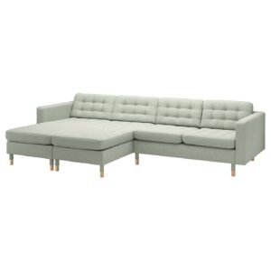 4seat sofa with chaise longues light greenwood