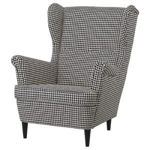 Wing chair blackbeige